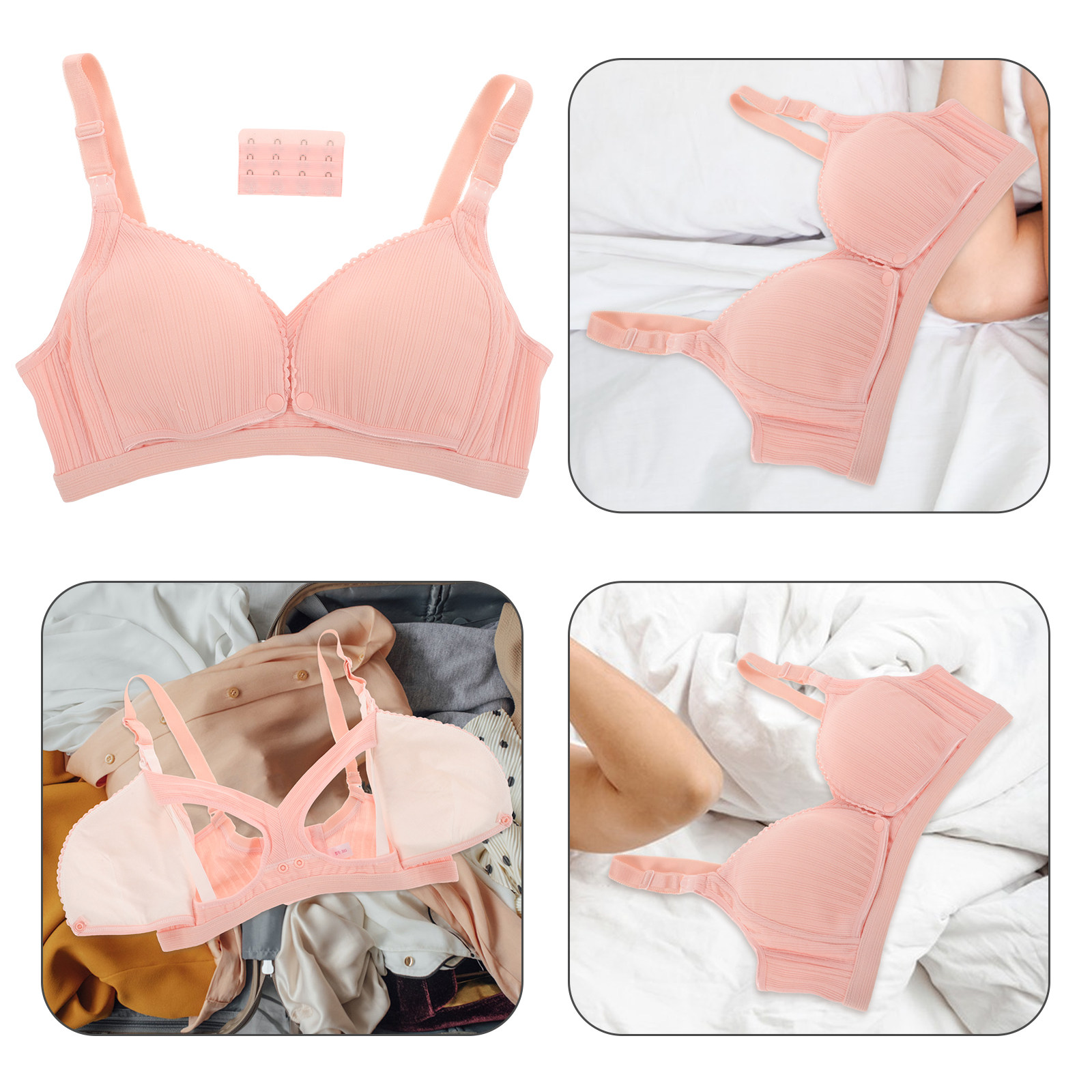 Wireless Nursing Bra Pink Ribb - Nursing Bra Clip ulasan dan harga