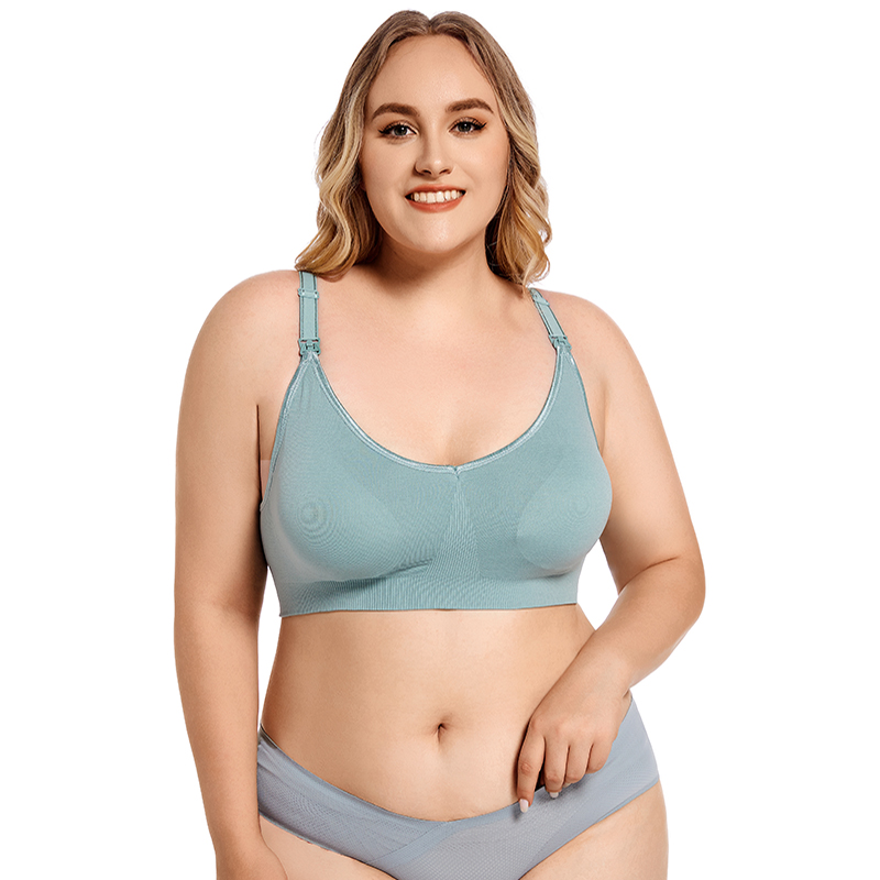 Plus Size Wireless Maternity B - Nursing Bra Clip ulasan dan harga