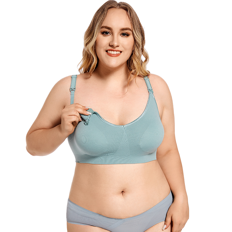 Plus Size Wireless Maternity B - Nursing Bra Clip ulasan dan harga