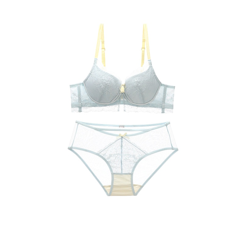 New Girly Sweet Lace Women Und - Lace Bralette Set ulasan dan harga