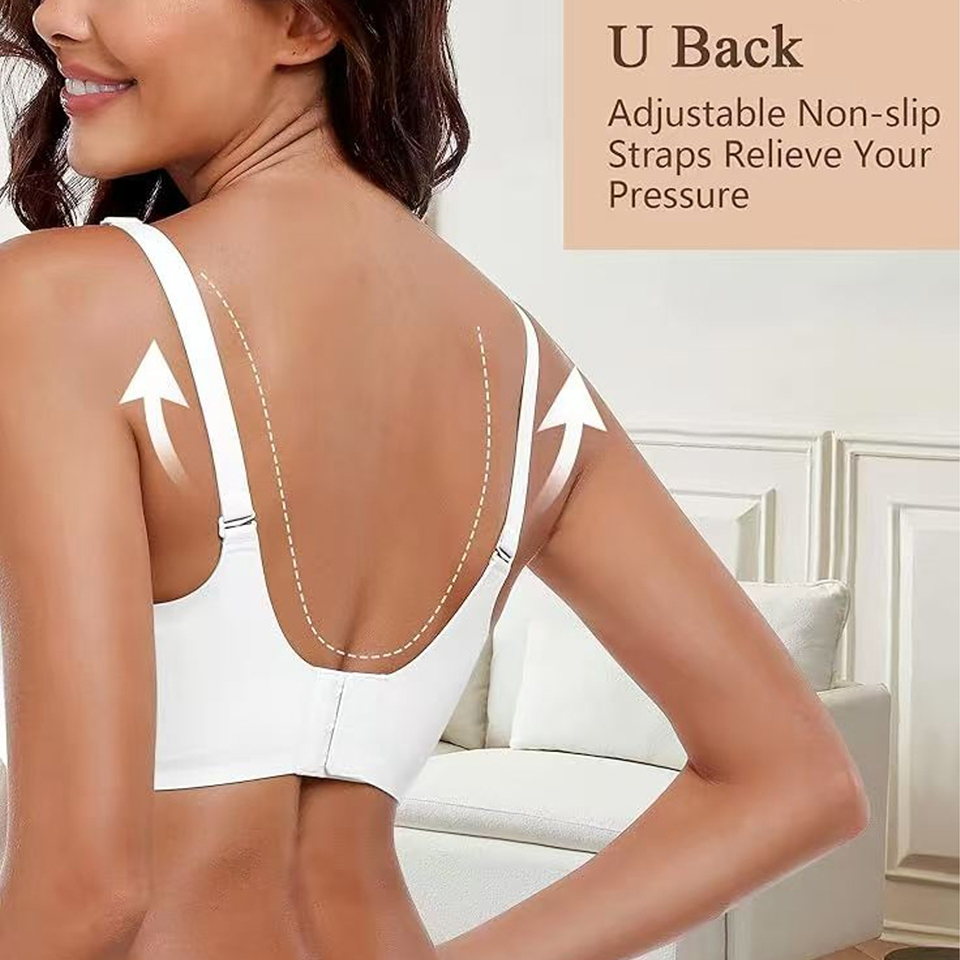 Seamless Wireless Supportive B - T Shirt Bra Seamless ulasan dan harga